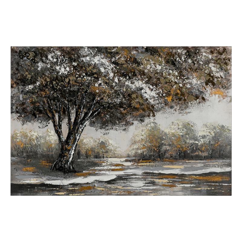 ΠΙΝΑΚΑΣ ΣΕ ΚΑΜΒΑ Fylliana FL1784 ΛΕΥΚΟ-ΜΠΕΖ 80x120εκ