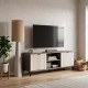 ΕΠΙΠΛΟ ΤΗΛΕΟΡΑΣΗΣ Fylliana Aura 138 2V TOBACCO ΜΕ CASHMERE ΧΡΩΜΑ 138x50x40εκ