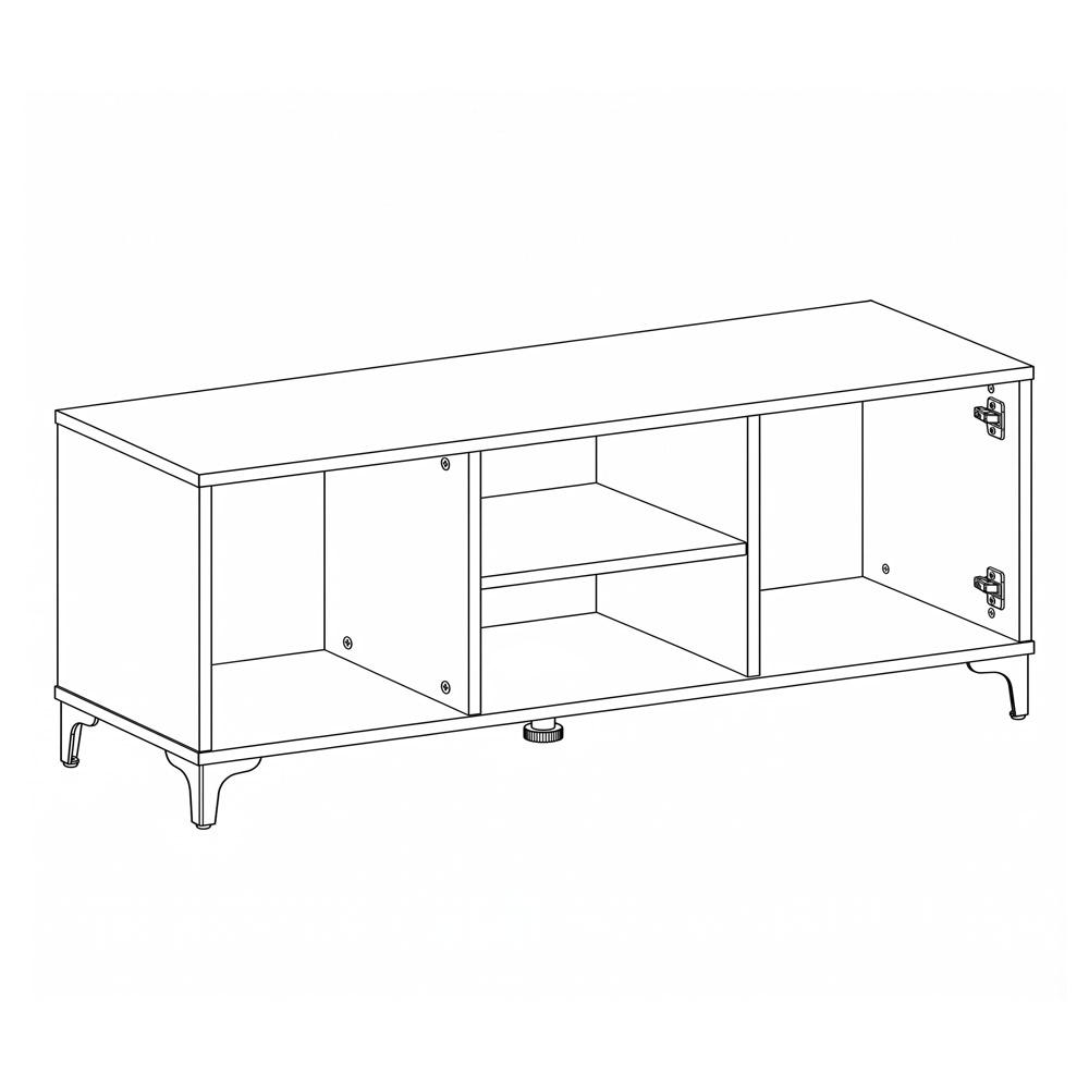 ΕΠΙΠΛΟ ΤΗΛΕΟΡΑΣΗΣ Fylliana Aura 138 2V TOBACCO ΜΕ CASHMERE ΧΡΩΜΑ 138x50x40εκ