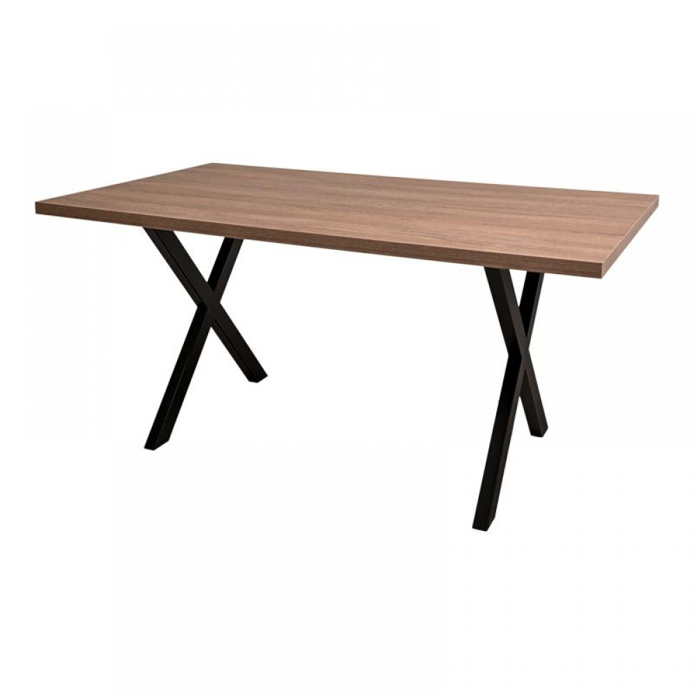 ΤΡΑΠΕΖΙ ΤΡΑΠΕΖΑΡΙΑΣ Fylliana Lumina TOBACCO ΧΡΩΜΑ 160x90x75