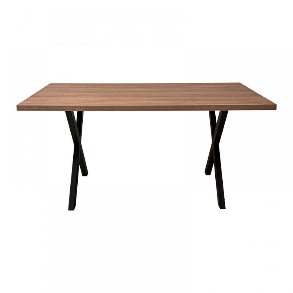 ΤΡΑΠΕΖΙ ΤΡΑΠΕΖΑΡΙΑΣ Fylliana Lumina TOBACCO ΧΡΩΜΑ 160x90x75