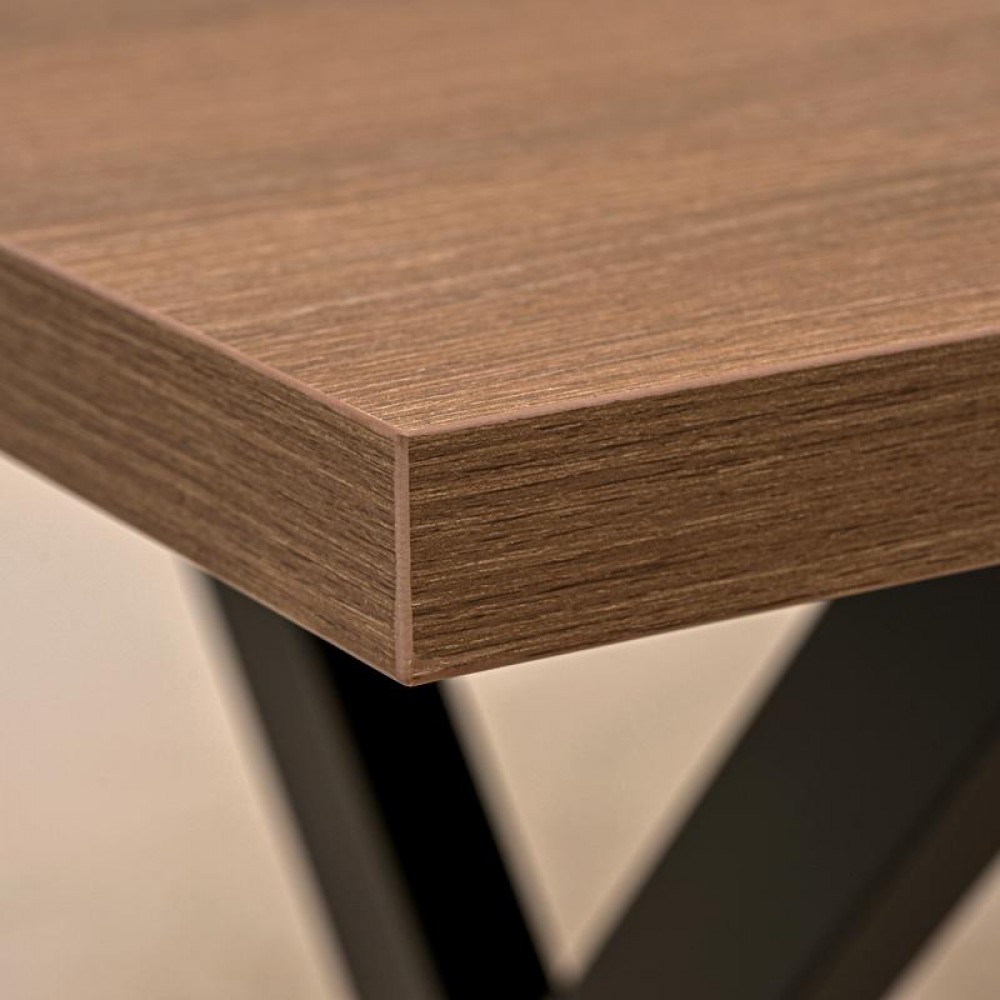 ΤΡΑΠΕΖΙ ΤΡΑΠΕΖΑΡΙΑΣ Fylliana Lumina TOBACCO ΧΡΩΜΑ 160x90x75