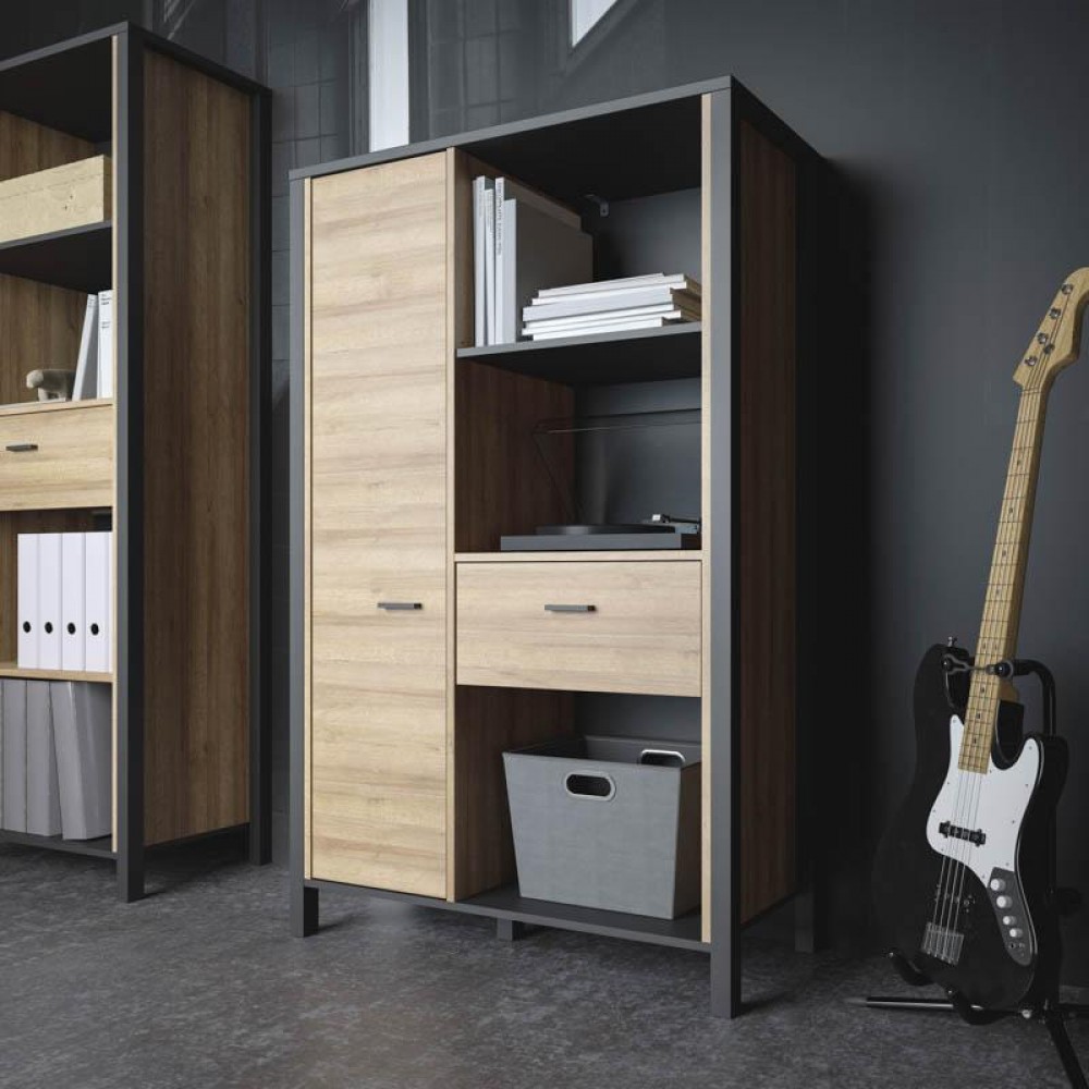 ΒΙΤΡΙΝΑ TERRANO RIVIERA OAK ΧΡΩΜΑ 87x40x153εκ