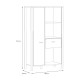 ΒΙΤΡΙΝΑ TERRANO RIVIERA OAK ΧΡΩΜΑ 87x40x153εκ