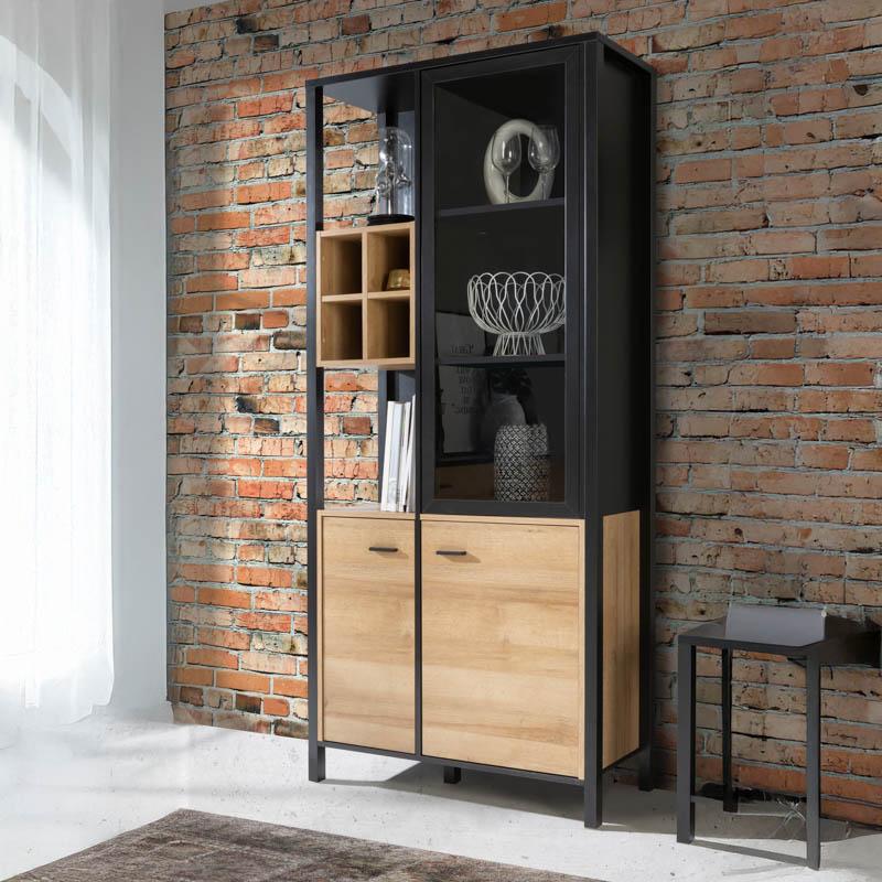 ΒΙΤΡΙΝΑ TERRANO RIVIERA OAK ΧΡΩΜΑ 87x40x194εκ