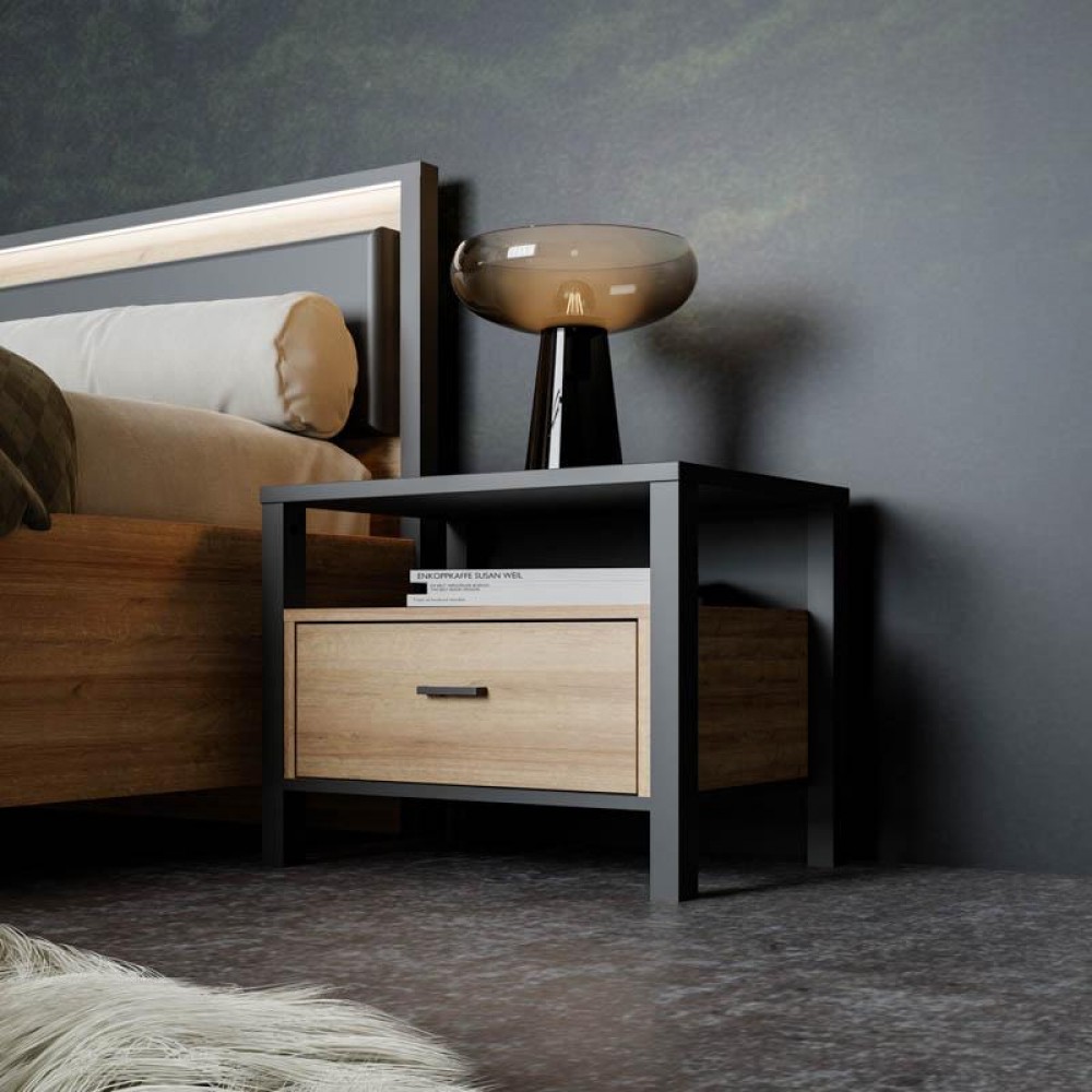 ΚΟΜΟΔΙΝΟ TERRANO RIVIERA OAK ΧΡΩΜΑ 55x40x49εκ