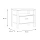 ΚΟΜΟΔΙΝΟ TERRANO RIVIERA OAK ΧΡΩΜΑ 55x40x49εκ
