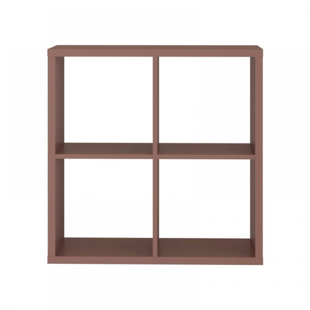 ΒΙΒΛΙΟΘΗΚΗ MONTARO TERRACOTTA ΧΡΩΜΑ 73x33x73εκ