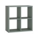 ΒΙΒΛΙΟΘΗΚΗ MONTARO SAGE ΧΡΩΜΑ 73x33x73εκ