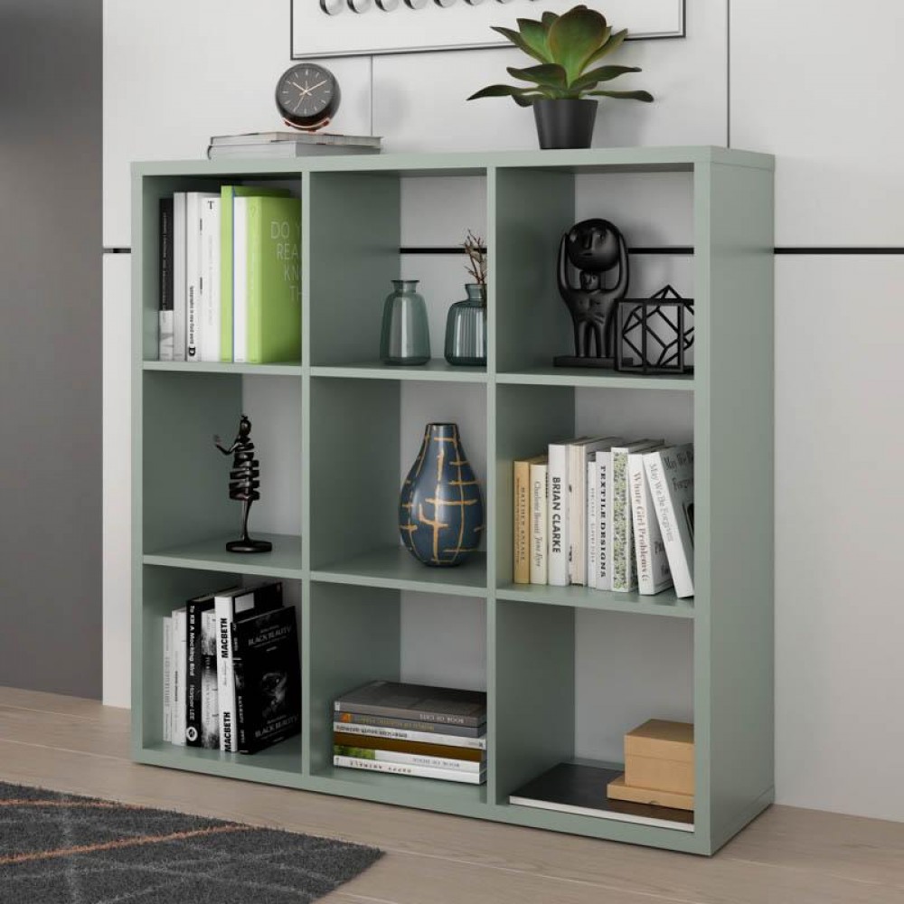 ΒΙΒΛΙΟΘΗΚΗ MONTARO SAGE ΧΡΩΜΑ 107x33x107εκ