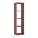 ΒΙΒΛΙΟΘΗΚΗ MONTARO TERRACOTTA ΧΡΩΜΑ 39x33x142εκ