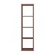 ΒΙΒΛΙΟΘΗΚΗ MONTARO TERRACOTTA ΧΡΩΜΑ 39x33x142εκ