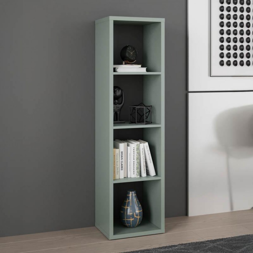 ΒΙΒΛΙΟΘΗΚΗ MONTARO SAGE ΧΡΩΜΑ 39x33x142εκ