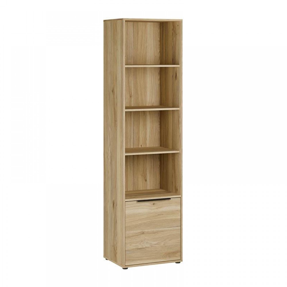 ΒΙΒΛΙΟΘΗΚΗ-ΡΑΦΙΕΡΑ ARIA MAUVELLA OAK ΧΡΩΜΑ 54x42x200εκ