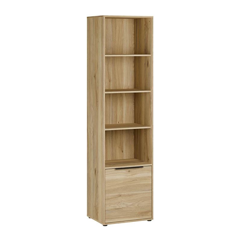 ΒΙΒΛΙΟΘΗΚΗ-ΡΑΦΙΕΡΑ ARIA MAUVELLA OAK ΧΡΩΜΑ 54x42x200εκ