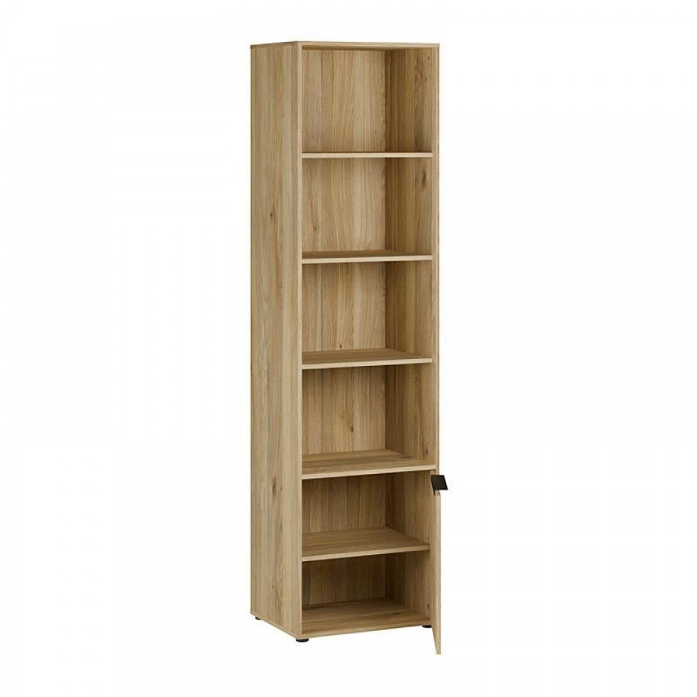 ΒΙΒΛΙΟΘΗΚΗ-ΡΑΦΙΕΡΑ ARIA MAUVELLA OAK ΧΡΩΜΑ 54x42x200εκ