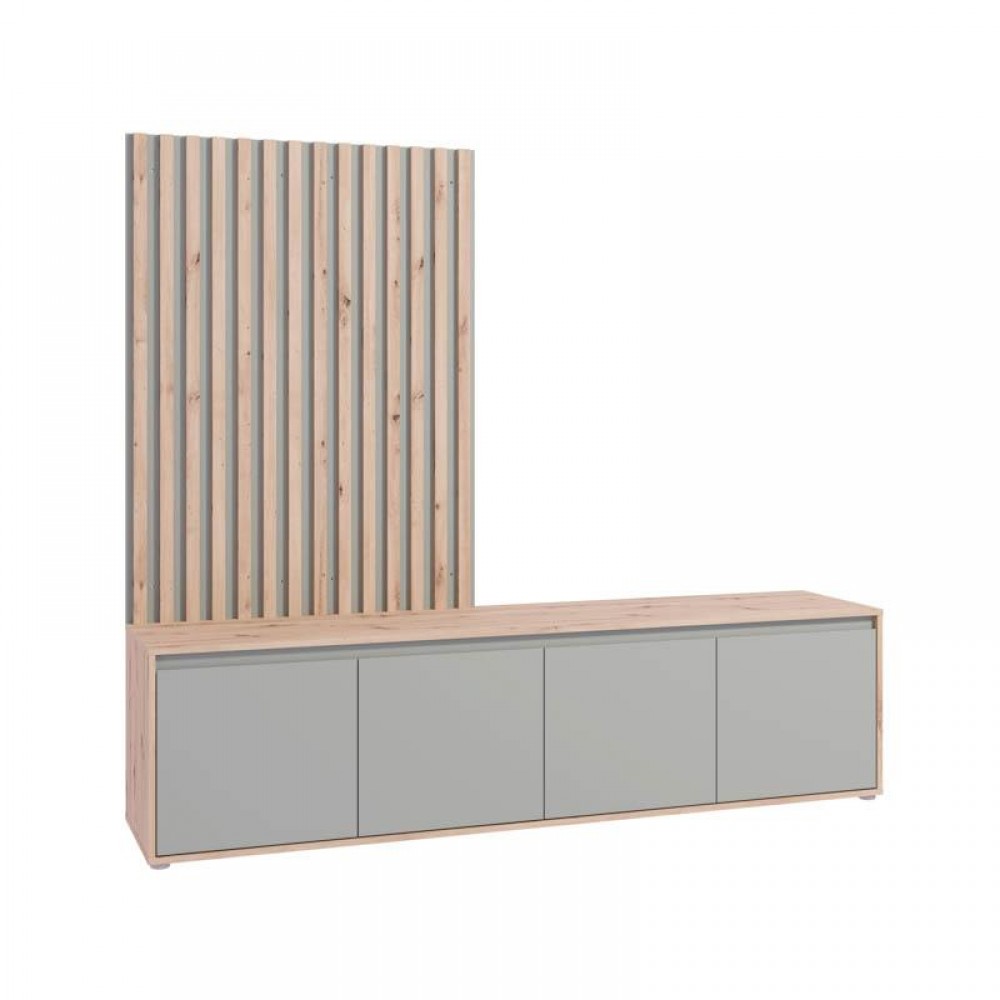 ΕΠΙΠΛΟ ΤΗΛΕΟΡΑΣΗΣ STONEX ARTISAN OAK ΜΕ SAGE ΧΡΩΜΑ 189x42x170εκ