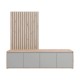 ΕΠΙΠΛΟ ΤΗΛΕΟΡΑΣΗΣ STONEX ARTISAN OAK ΜΕ SAGE ΧΡΩΜΑ 189x42x170εκ