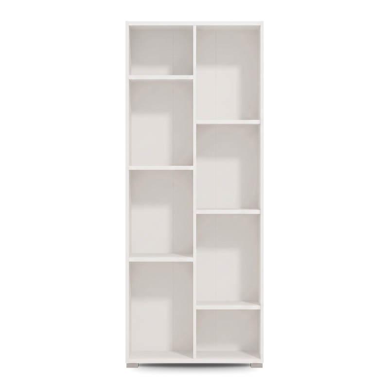 ΒΙΒΛΙΟΘΗΚΗ Fylliana Modulus 4 ΛΕΥΚΟ ΧΡΩΜΑ 70x33x142εκ