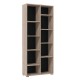 ΒΙΒΛΙΟΘΗΚΗ Fylliana Modulus 5 GREY OAK ΧΡΩΜΑ 70x33x177εκ