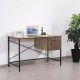 ΜΕΤΑΛΛΙΚΟ ΓΡΑΦΕΙΟ Fylliana Rythmos SONOMA-WALLNUT ΧΡΩΜΑ 120x60x76εκ