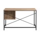 ΜΕΤΑΛΛΙΚΟ ΓΡΑΦΕΙΟ Fylliana Rythmos SONOMA-WALLNUT ΧΡΩΜΑ 120x60x76εκ