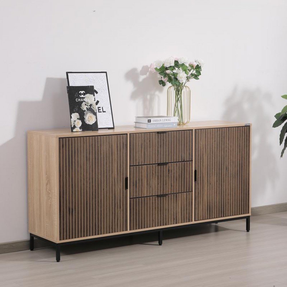 ΜΠΟΥΦΕΣ Fylliana Rythmos SONOMA-WALLNUT ΧΡΩΜΑ 160x41x80εκ
