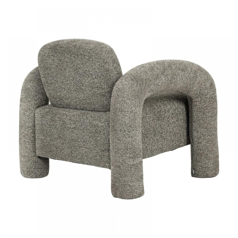 ΠΟΛΥΘΡΟΝΑ Fylliana Snug Lounge ΓΚΡΙ ΧΡΩΜΑ ΥΦΑΣΜΑΤΟΣ 75x85x80εκ