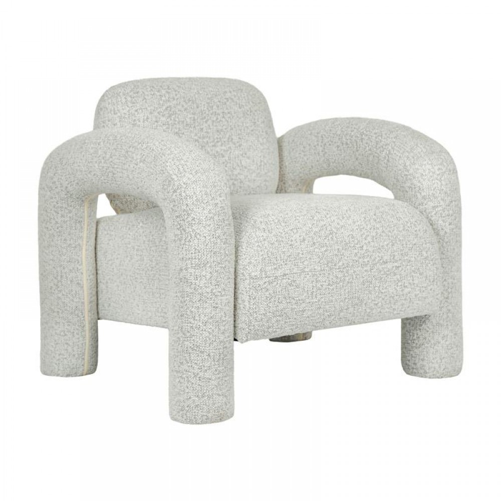 ΠΟΛΥΘΡΟΝΑ Fylliana Snug Lounge ΚΡΕΜ ΧΡΩΜΑ ΥΦΑΣΜΑΤΟΣ 75x85x80εκ