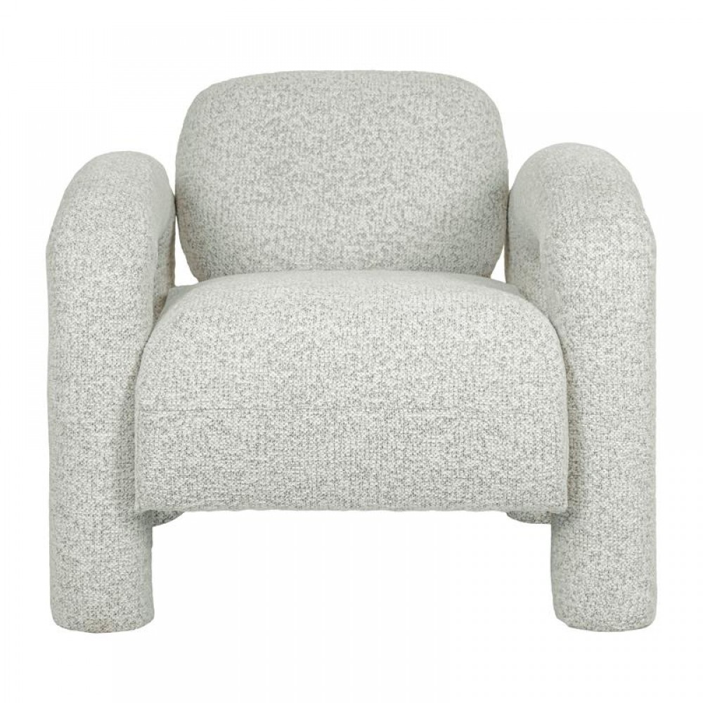 ΠΟΛΥΘΡΟΝΑ Fylliana Snug Lounge ΚΡΕΜ ΧΡΩΜΑ ΥΦΑΣΜΑΤΟΣ 75x85x80εκ