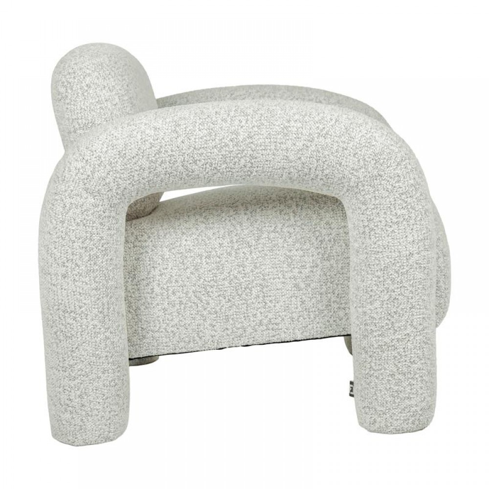 ΠΟΛΥΘΡΟΝΑ Fylliana Snug Lounge ΚΡΕΜ ΧΡΩΜΑ ΥΦΑΣΜΑΤΟΣ 75x85x80εκ