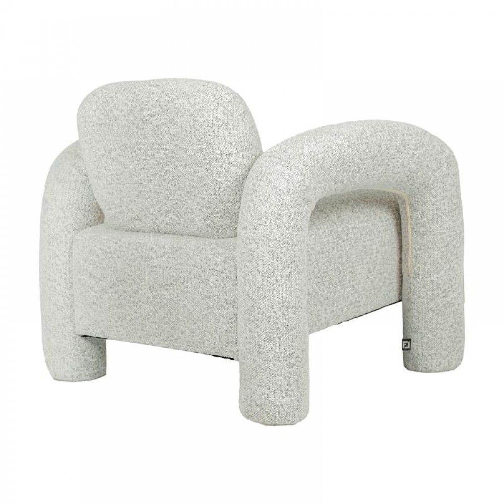 ΠΟΛΥΘΡΟΝΑ Fylliana Snug Lounge ΚΡΕΜ ΧΡΩΜΑ ΥΦΑΣΜΑΤΟΣ 75x85x80εκ