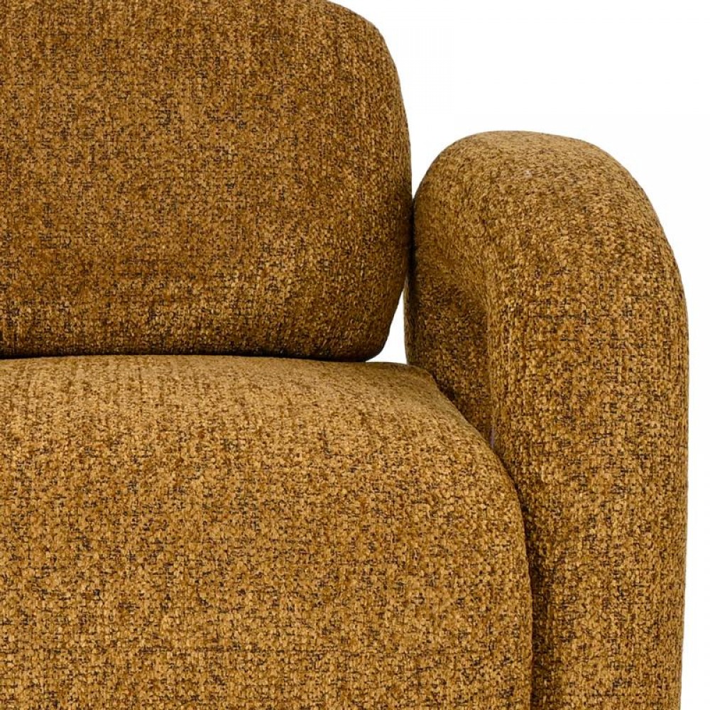 ΠΟΛΥΘΡΟΝΑ Fylliana Snug Lounge ΜΟΥΣΤΑΡΔΙ ΧΡΩΜΑ ΥΦΑΣΜΑΤΟΣ 75x85x80εκ