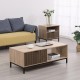 ΤΡΑΠΕΖΑΚΙ ΣΑΛΟΝΙΟΥ Fylliana Rythmos SONOMA-WALLNUT ΧΡΩΜΑ 110x50x40εκ