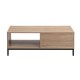 ΤΡΑΠΕΖΑΚΙ ΣΑΛΟΝΙΟΥ Fylliana Rythmos SONOMA-WALLNUT ΧΡΩΜΑ 110x50x40εκ