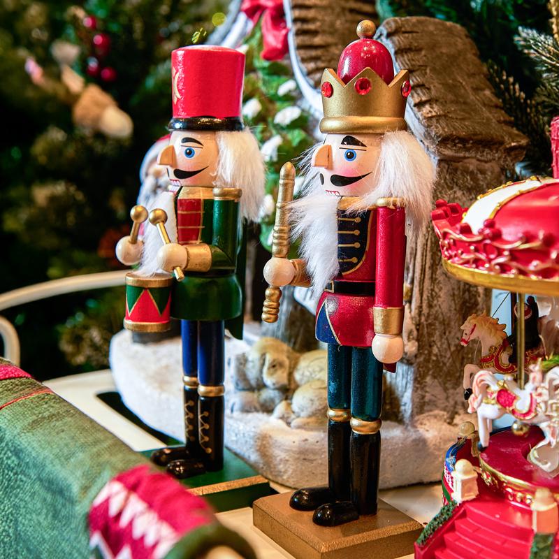 ΧΡΙΣΤΟΥΓΕΝΝΙΑΤΙΚΗ ΦΙΓΟΥΡΑ Nutcracker 1/4 2506 ΔΙΑΦΟΡΑ ΧΡΩΜΑΤΑ 25εκ