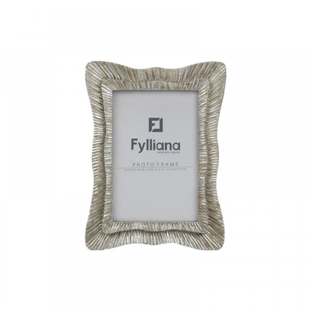ΚΟΡΝΙΖΑ Fylliana FL0204 10x15 ΑΣΗΜΙ ΧΡΩΜΑ 15x2x20εκ