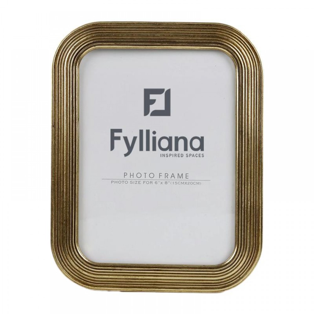 ΚΟΡΝΙΖΑ Fylliana FL0466 15x20 ΧΡΥΣΟ ΧΡΩΜΑ 21x2x26εκ