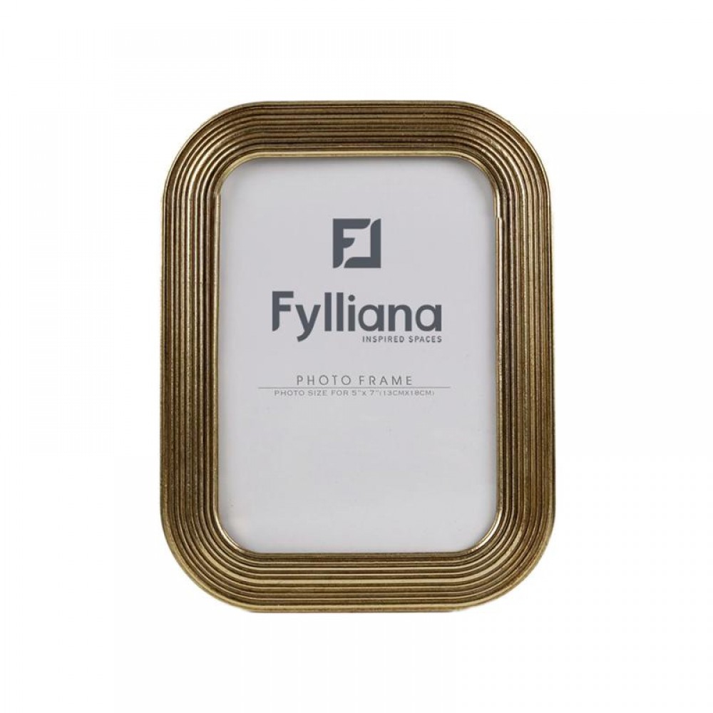 ΚΟΡΝΙΖΑ Fylliana FL0465 13x18 ΧΡΥΣΟ ΧΡΩΜΑ 17x2x22εκ
