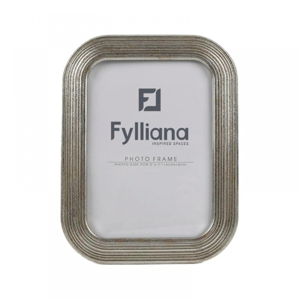 ΚΟΡΝΙΖΑ Fylliana FL0465 13x18 ΑΣΗΜΙ ΧΡΩΜΑ 17x2x22εκ