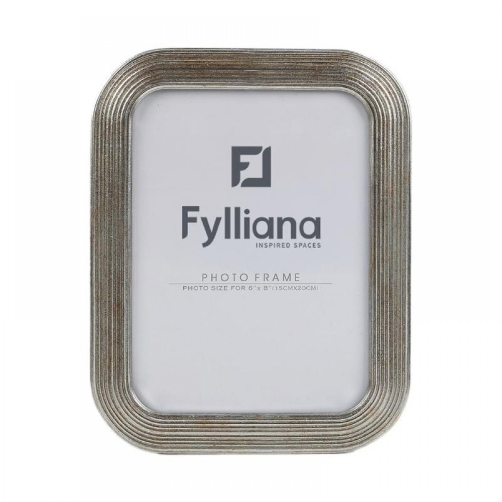 ΚΟΡΝΙΖΑ Fylliana FL0466 15x20 ΑΣΗΜΙ ΧΡΩΜΑ 20x2x25εκ