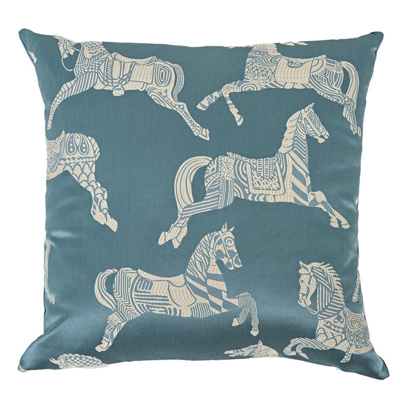 ΔΙΑΚΟΣΜΗΤΙΚΟ ΜΑΞΙΛΑΡΙ Fylliana Horse Whisper ΜΠΛΕ ΧΡΩΜΑ 45x45x10εκ