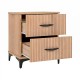 ΚΟΜΟΔΙΝΟ Fylliana Alicante NATURAL CANELLA OAK ΧΡΩΜΑ 50x34x59εκ