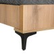 ΚΡΕΒΑΤΙ Fylliana Alicante NATURAL CANELLA OAK ΧΡΩΜΑ 100x210x110εκ (90x200)