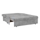 ΔΙΘΕΣΙΟΣ ΚΑΝΑΠΕΣ-ΚΡΕΒΑΤΙ Fylliana Nest ΓΚΡΙ ΧΡΩΜΑ 145x100x92εκ
