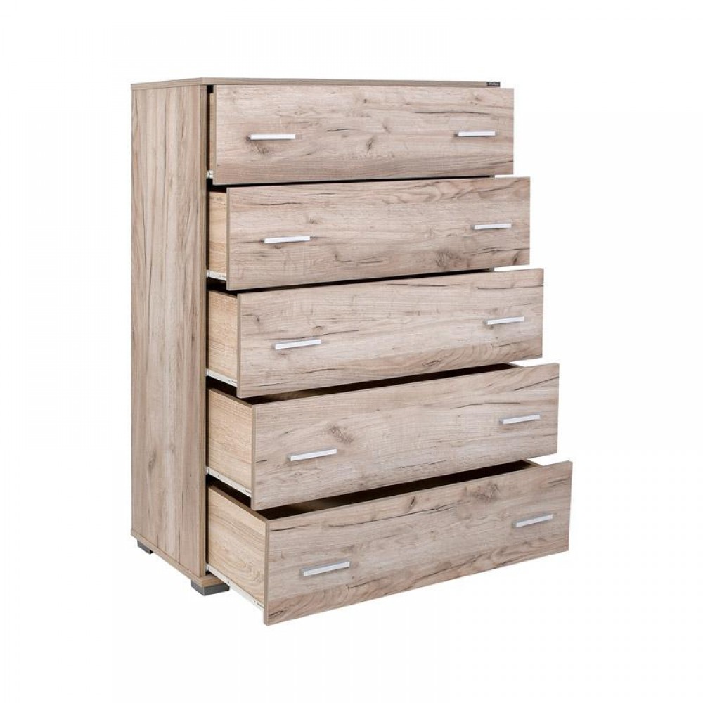 ΣΥΡΤΑΡΙΕΡΑ Fylliana New Imperium 5F GREY OAK ΧΡΩΜΑ 90x44x127εκ