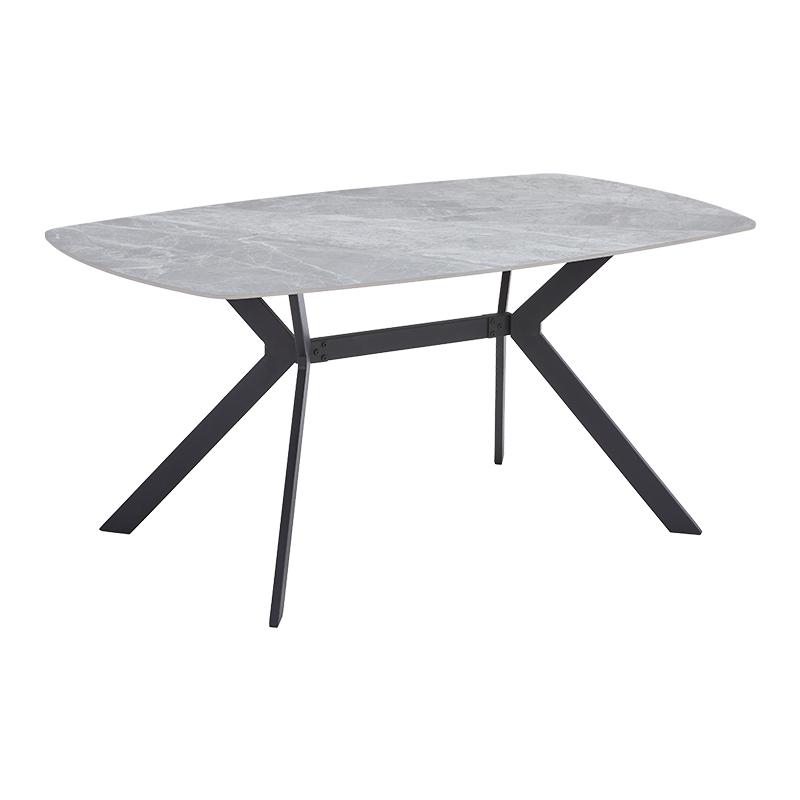 ΤΡΑΠΕΖΙ ΤΡΑΠΕΖΑΡΙΑΣ Fylliana FL202 ΓΚΡΙ ΧΡΩΜΑ 130x80x75εκ