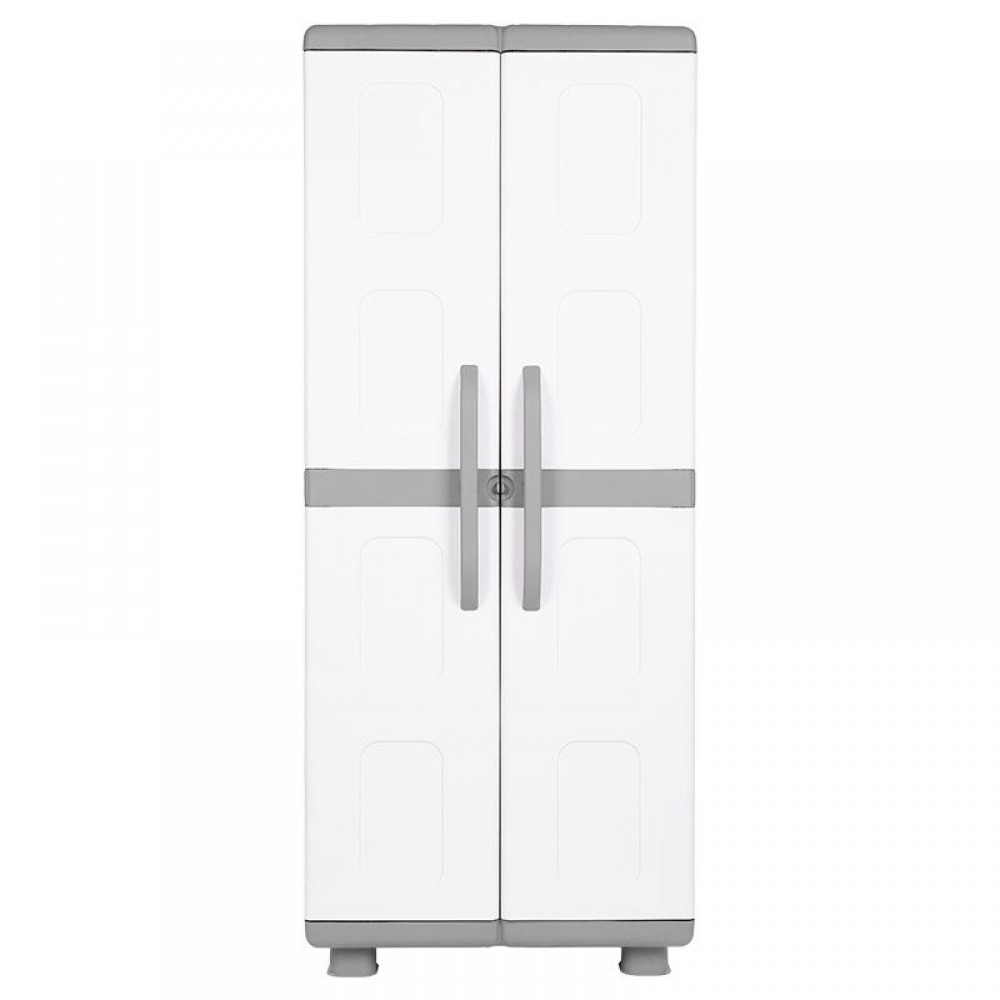 ΠΛΑΣΤΙΚΗ ΝΤΟΥΛΑΠΑ Fylliana ΔΙΑΣ ΓΚΡΙ ΑΝΘΡΑΚΙ 73x44x179εκ