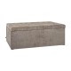 ΣΚΑΜΠΟ-ΤΑΜΠΟΥΡΕ ΜΕ ΑΠΟΘΗΚΕΥΤΙΚΟ ΧΩΡΟ Fylliana Comfy TAUPE ΧΡΩΜΑ 130x50x46εκ