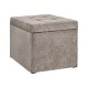 ΣΚΑΜΠΟ-ΤΑΜΠΟΥΡΕ ΜΕ ΑΠΟΘΗΚΕΥΤΙΚΟ Fylliana Comfy TAUPE ΧΡΩΜΑ 50x50x46εκ